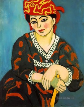 Die rote Madras Headress Madame Matisse Madras Rouge abstrakter Fauvismus Henri Matisse Ölgemälde